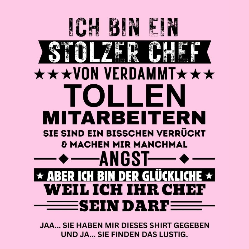 Stolzer Chef von tollen Mitarbeitern Geschenk