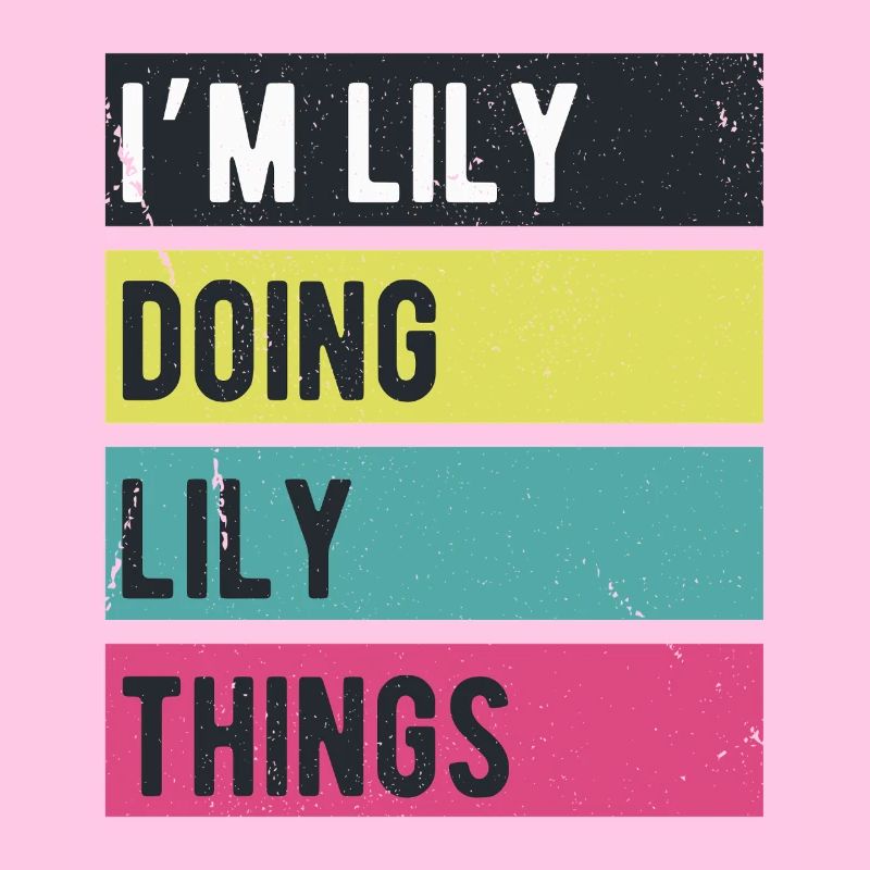 I’m Lily Doing Lily Things Retro Colors