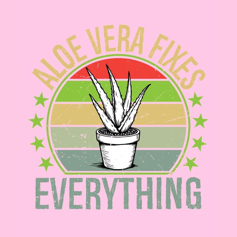 Aloe Vera Fixes Everything Funny Succulent Gard