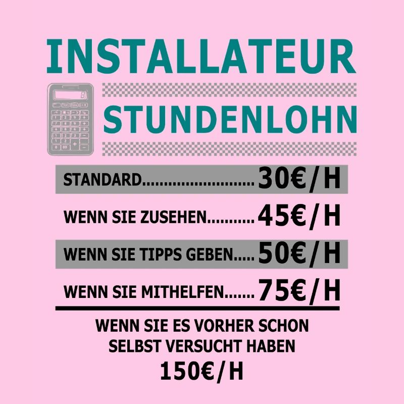Installateur Stundenlohn