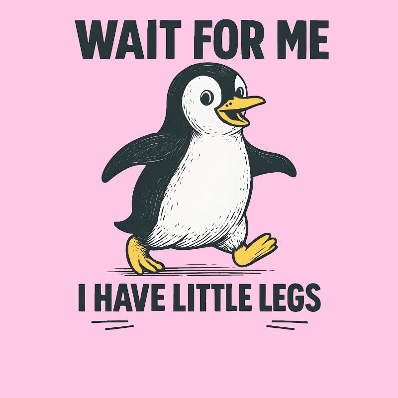 Pinguin Spruch Humor Meme Lustig Geschenkidee
