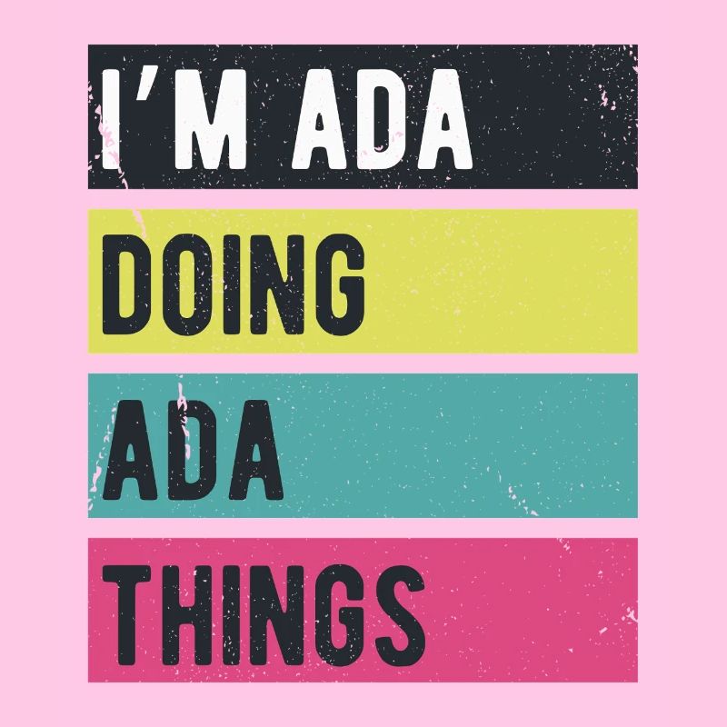 Ich bin Ada und mache Ada Things Retro Colors
