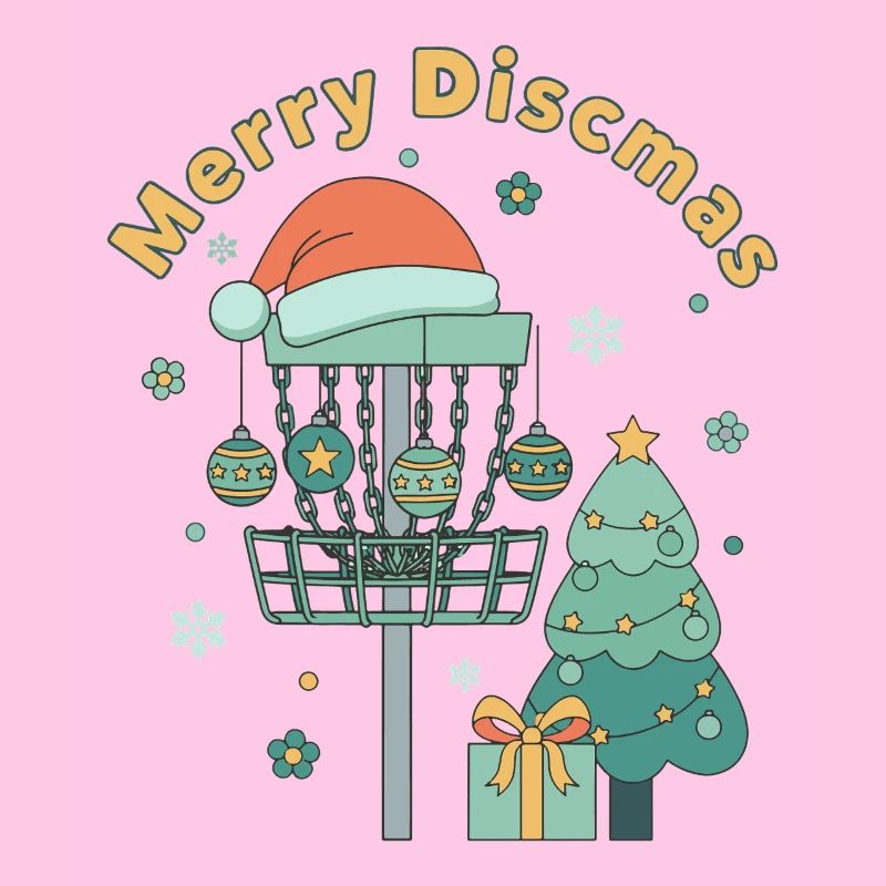 Joyeux Noël Discmas Disc Golf Drôle