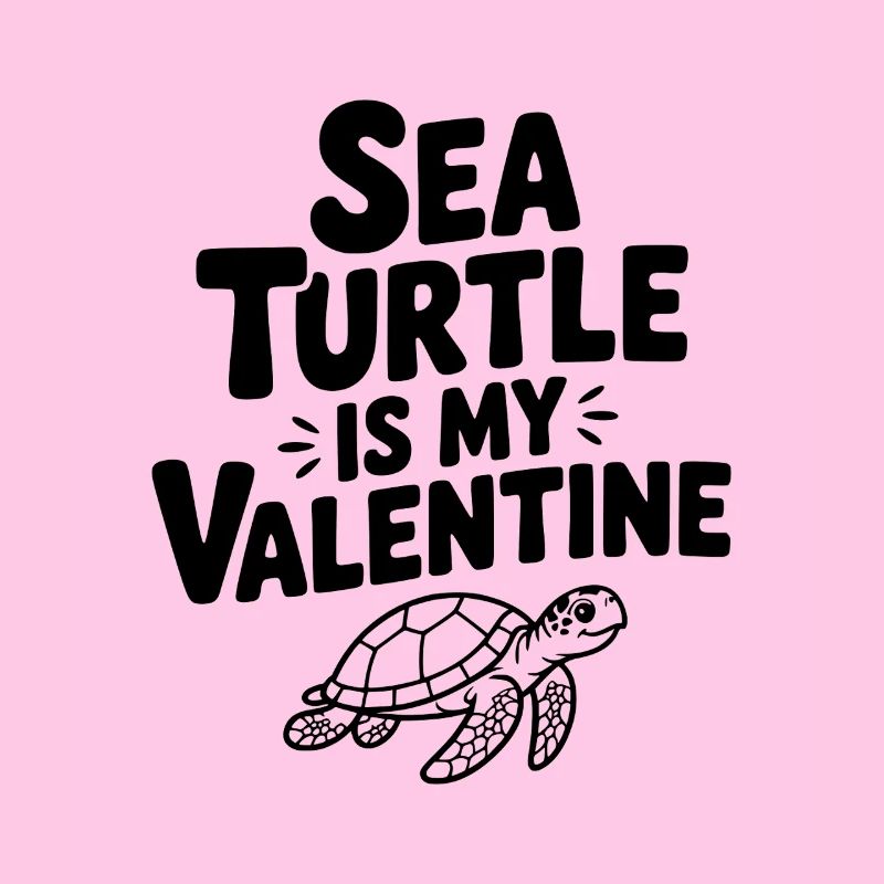 La Tortue de mer est ma Saint-Valentin