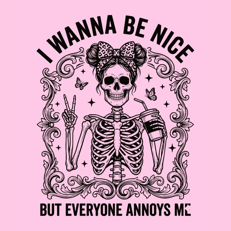 Real Irony Skeleton Humor Statement