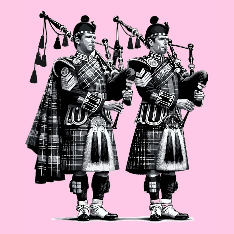 Dudelsack Duo im Kilt