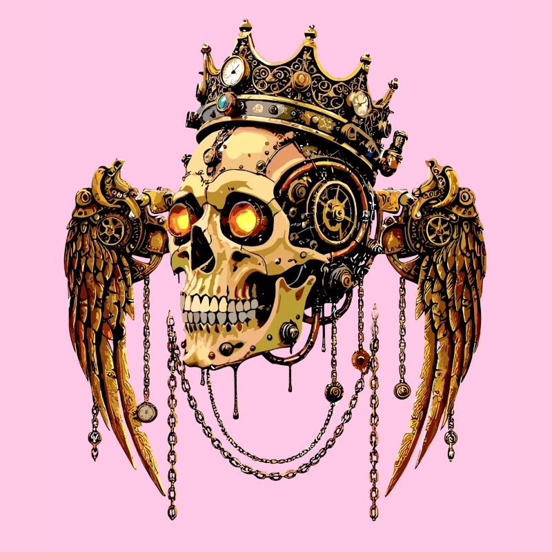 STEAMPUNK SCHÄDEL KRONE