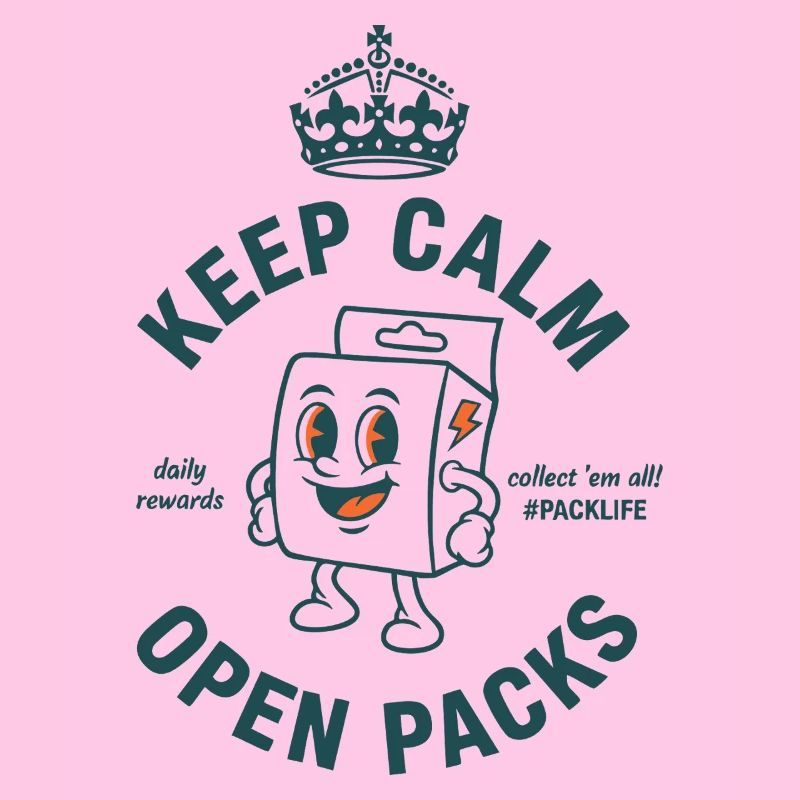 Keep Calm Open Packs Sammelkarten-Packlife