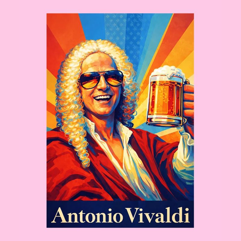 Vivaldi Bier Pop-Art