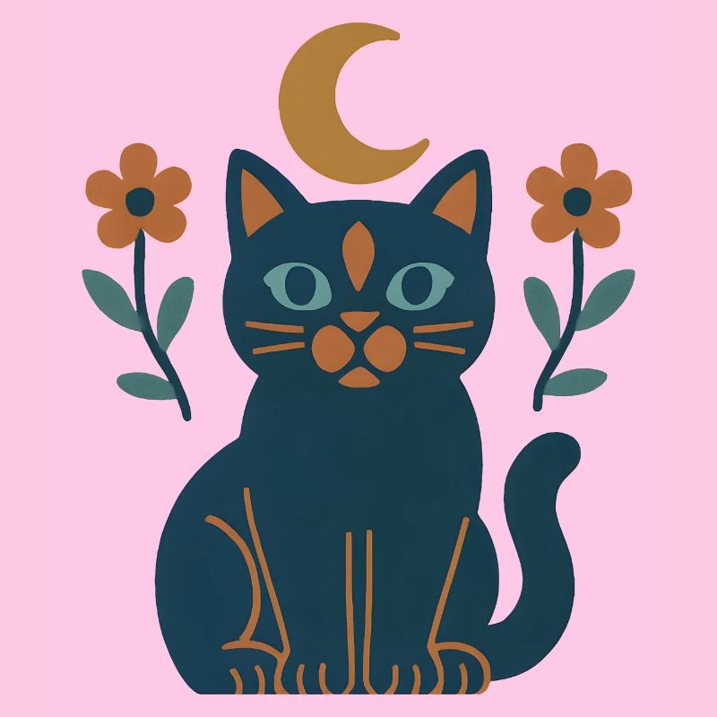 Moonlight Cat Dreams