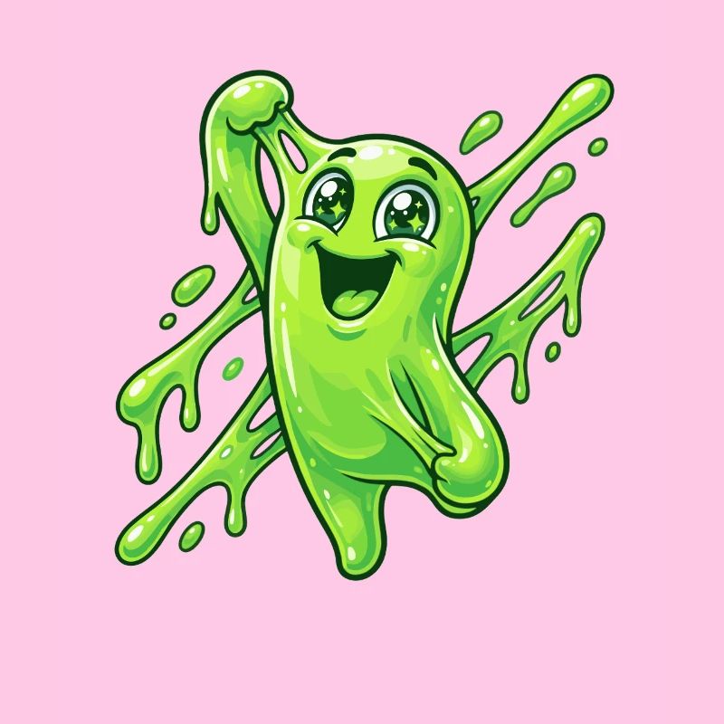 Éclaboussure de Grimace de Slime Vert