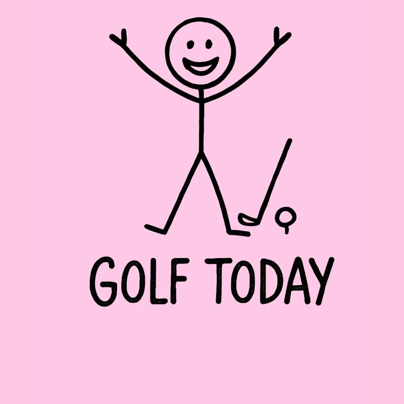 Golf Today Golfer Humor Gift Idea Golfer