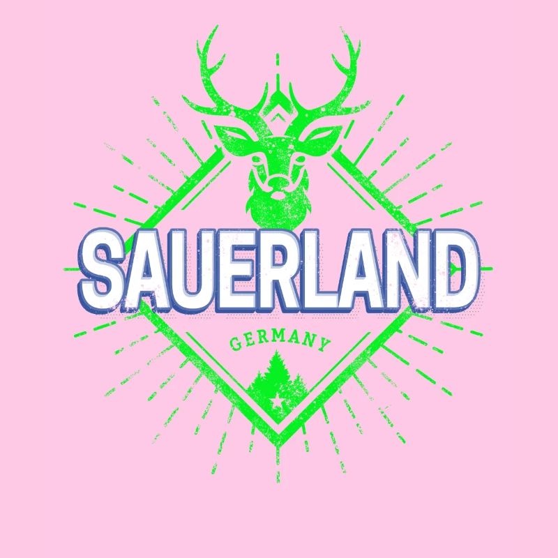 Sauerland Germany Retro Deer Souvenir