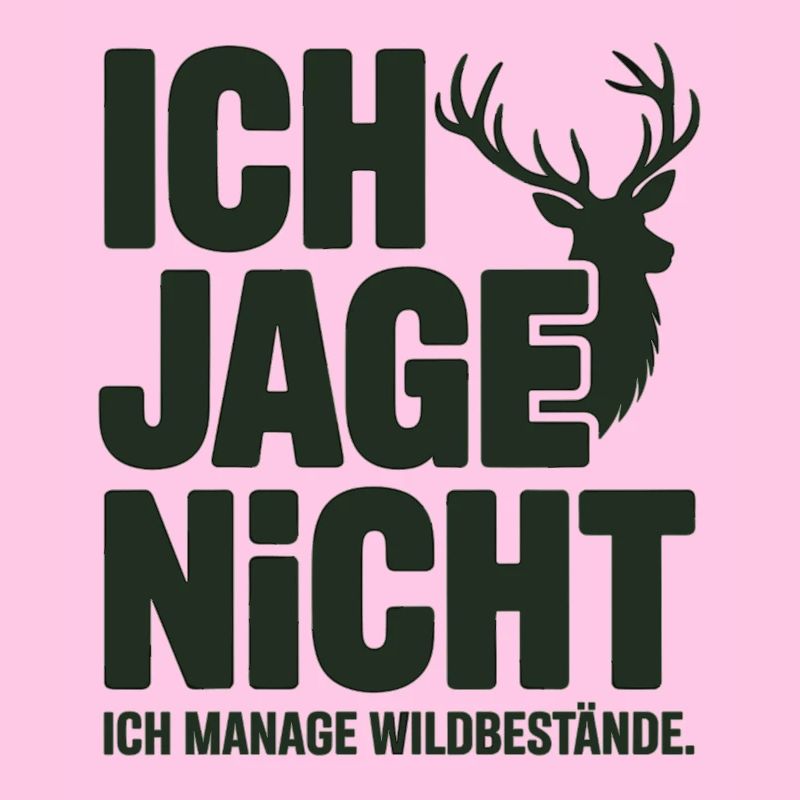 Jagd T-Shirt – Jäger Spruch mit Hirsch
