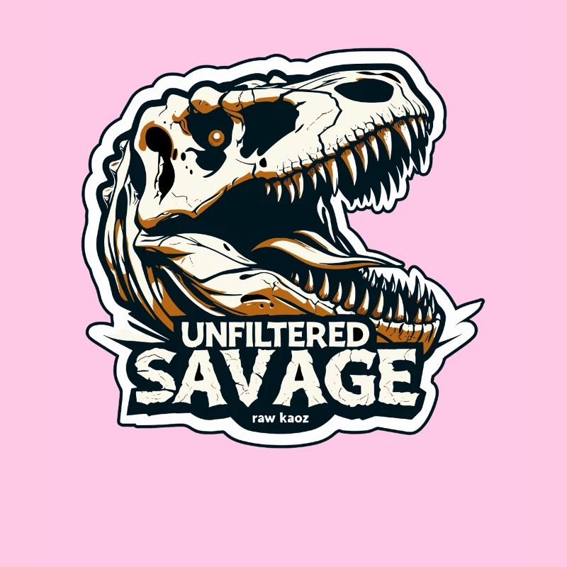 Ungefilterter Savage Rex Schädel-Tee