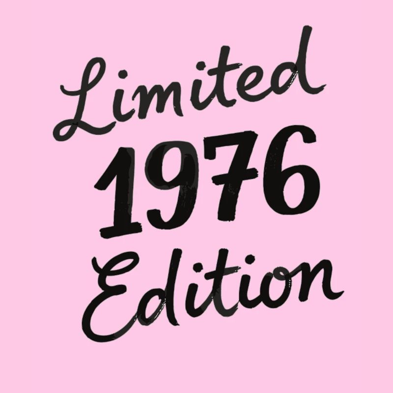 Vintage 1976 Geburtstag Script Edition