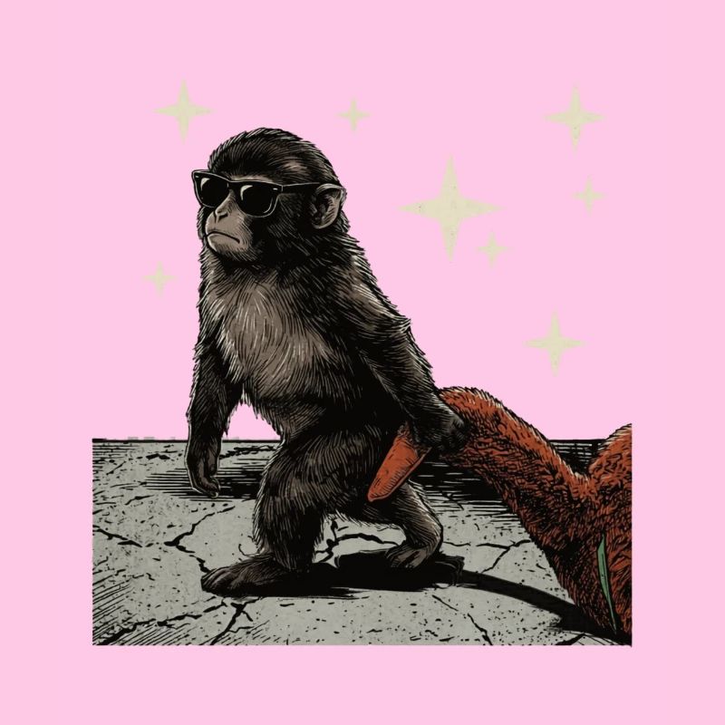 Bébé Singe Coup de Poing