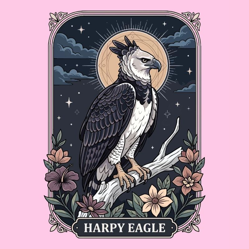 Harpy Eagle Tarot Card