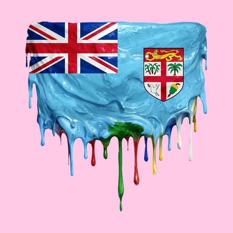 Fiji Dripping Flag