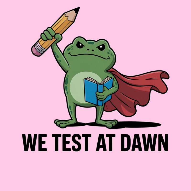 Super-héros grenouille testé par l’aube