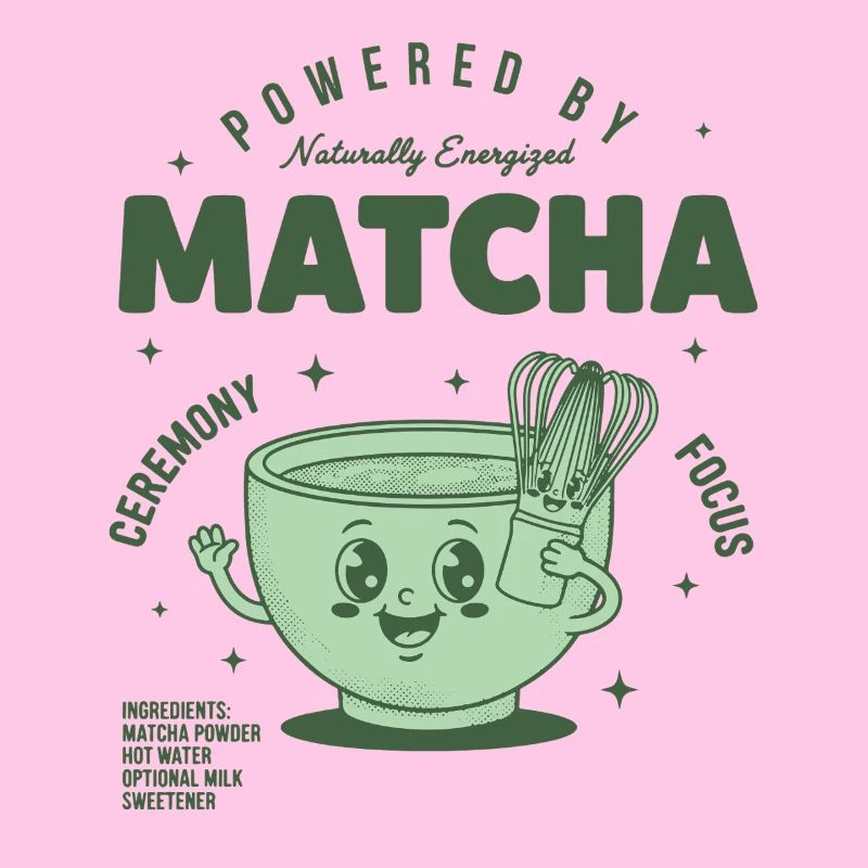 Powered By Matcha Naturally Energized Tea