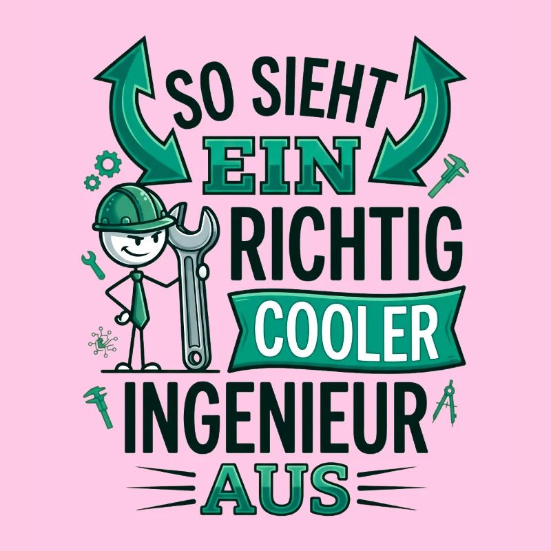Cooler Ingenieur Spruch Strichmännchen