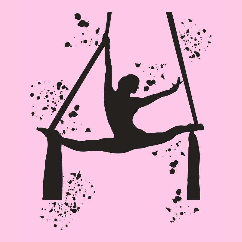 Vertical Cloth Aerial Acrobatics Aerial Silk