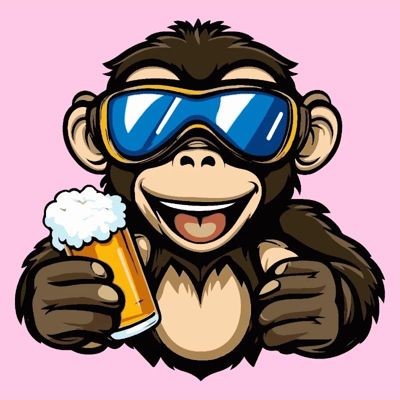 Monkey après-ski beer