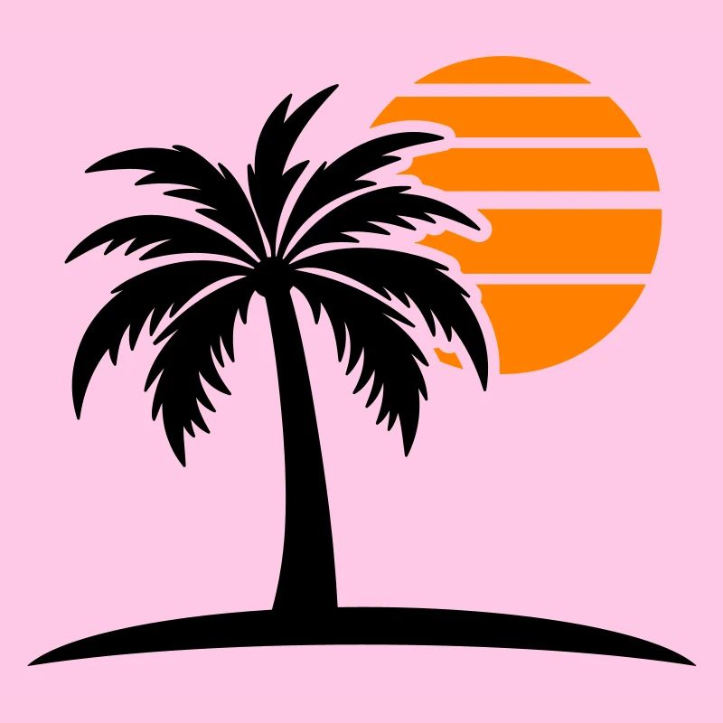 Palm Tree Sun Island