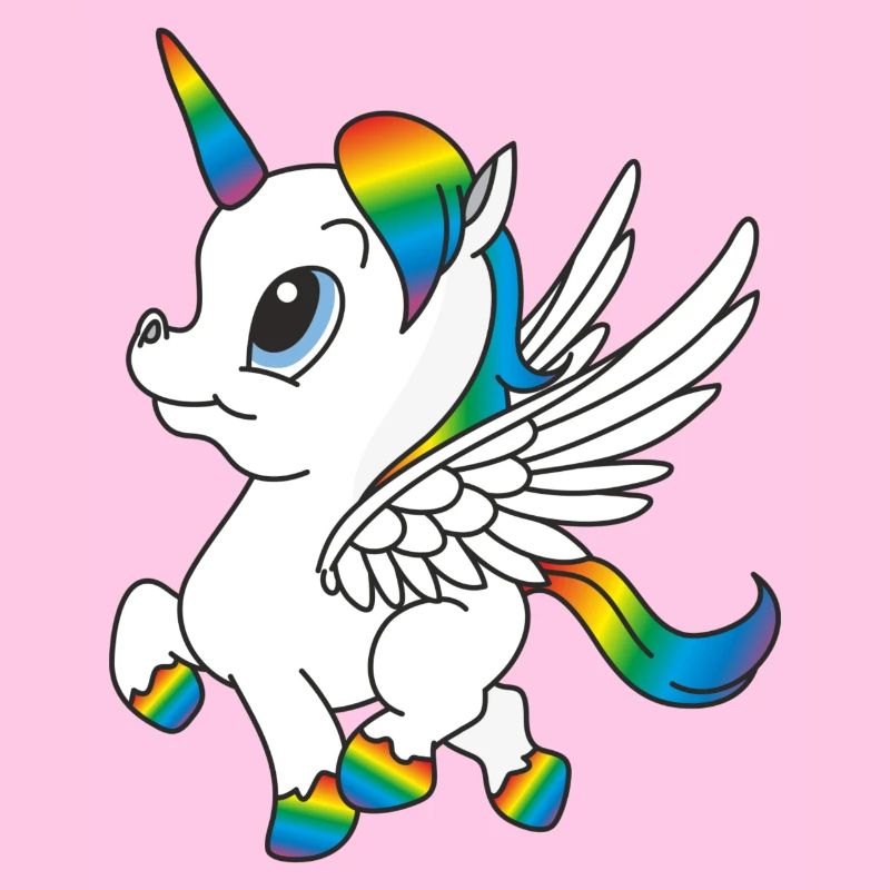 Regenbogen Einhorn, Pegasus