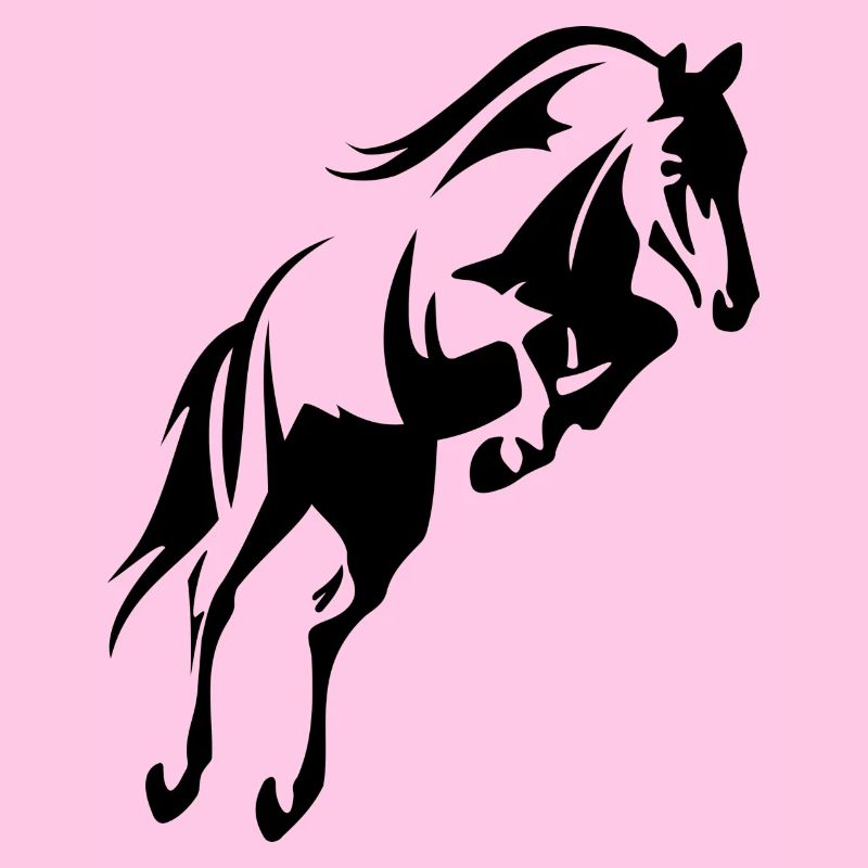 cheval bondissant