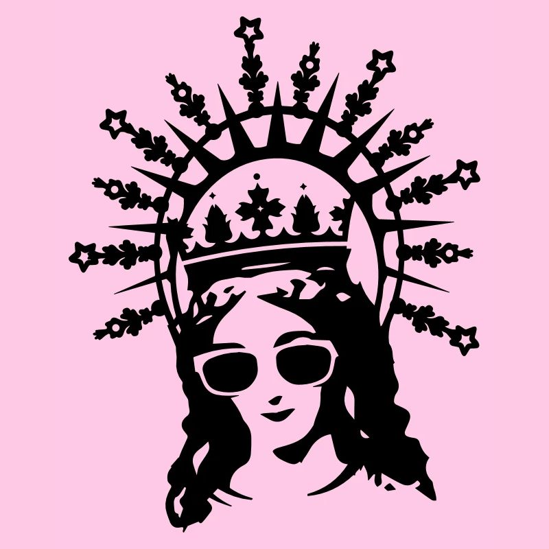 La Mère de Dieu avec des lunettes de soleil