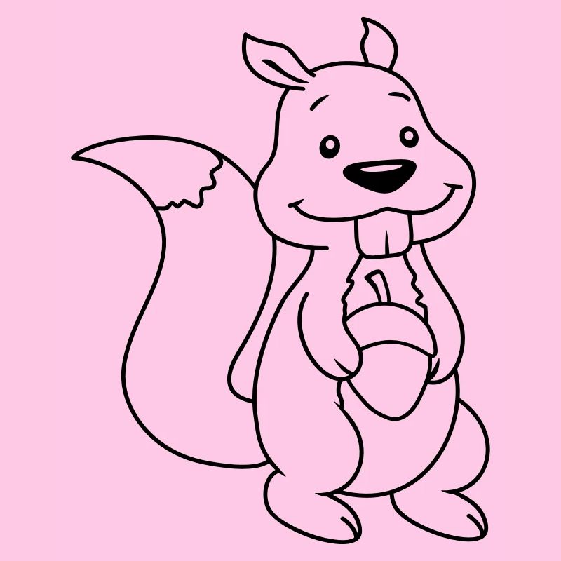 Nuss Comic Eichhörnchen