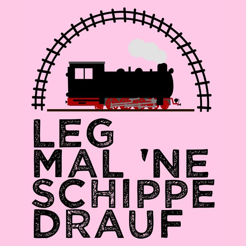 Dampflok Schiene Schippe drauf Kohle