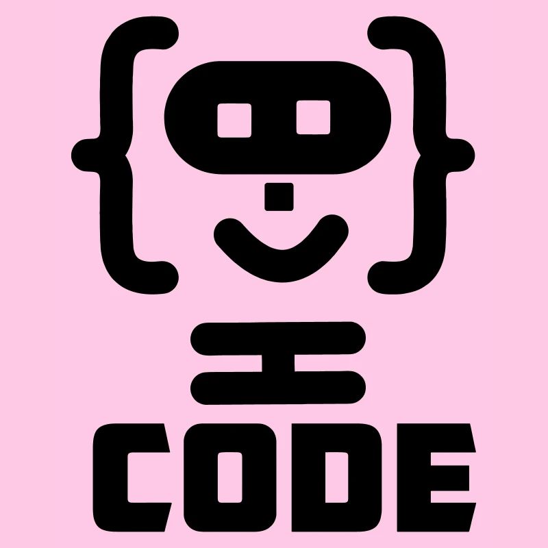 Hacker-Programmierer-Code-Logo mit Text CODE