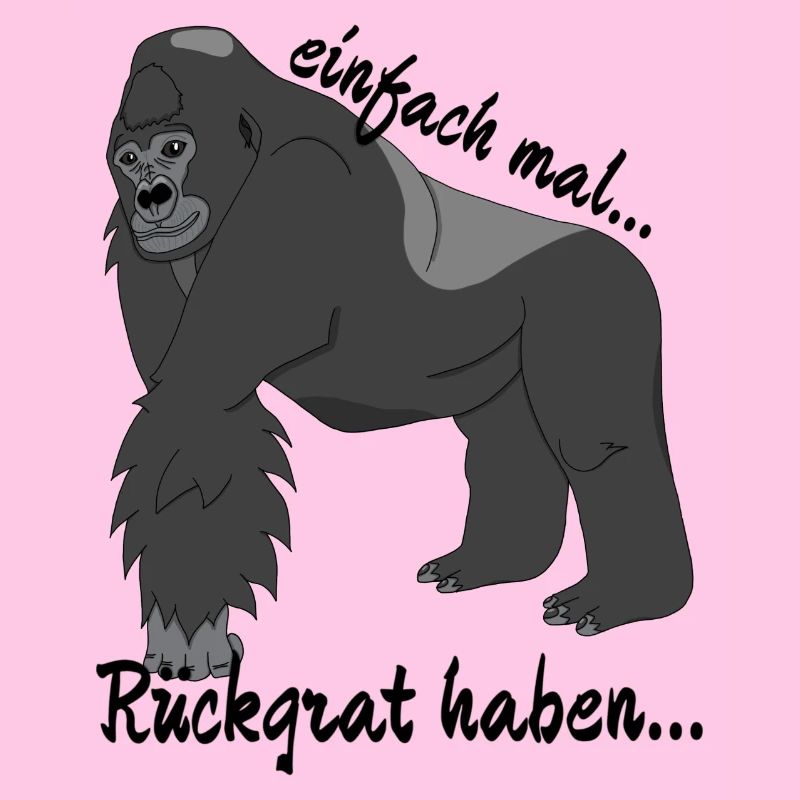 Gorilla "einfach mal Rückgrat haben..."