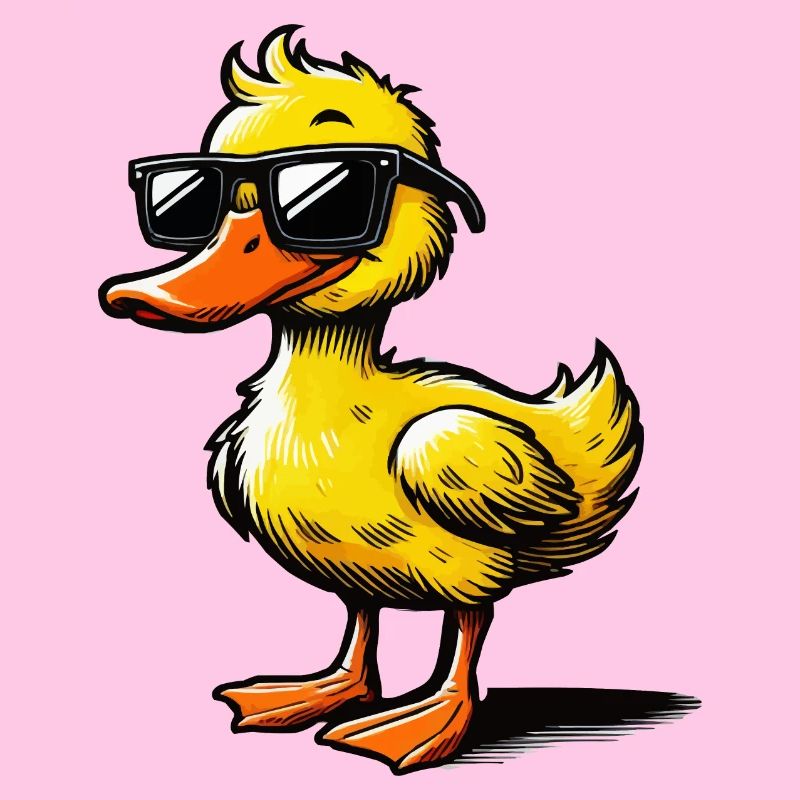 Bande dessinée de canard