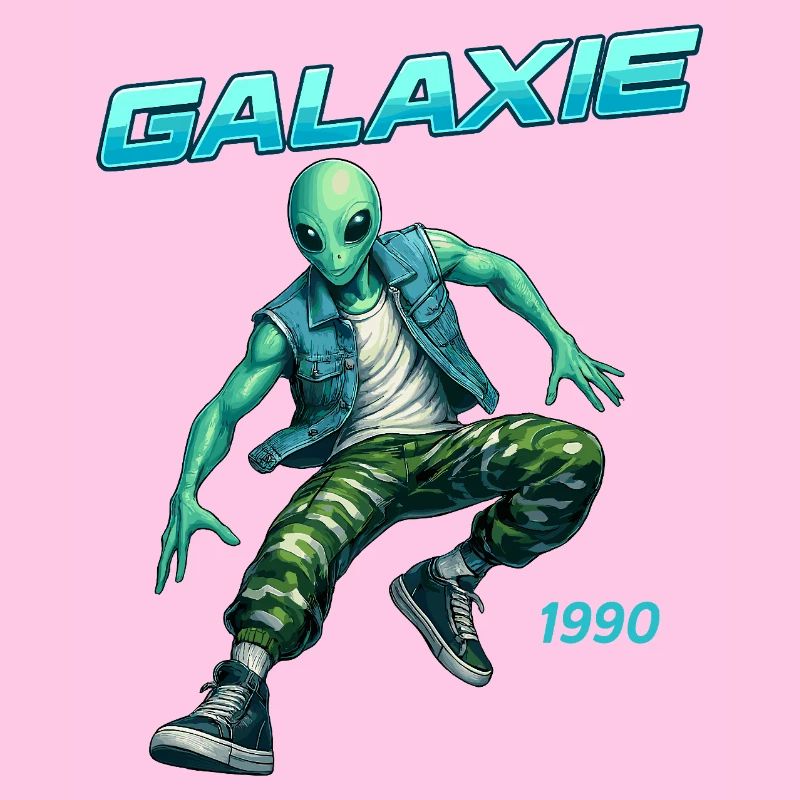 Galaxy 1990 Alien Rétro Look