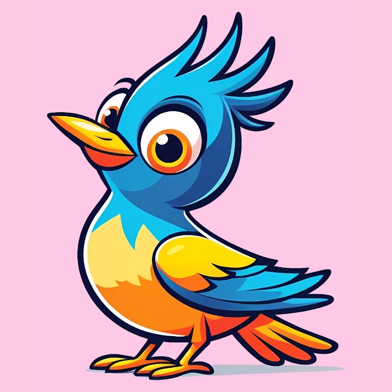 Blauer Vogel