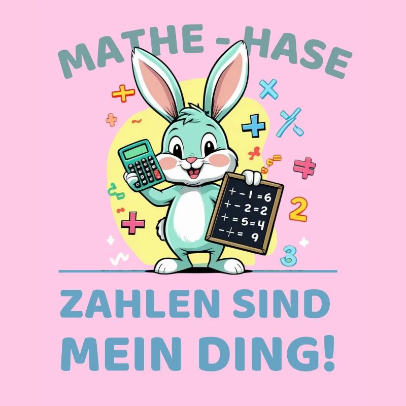 Math bunny with calculation task