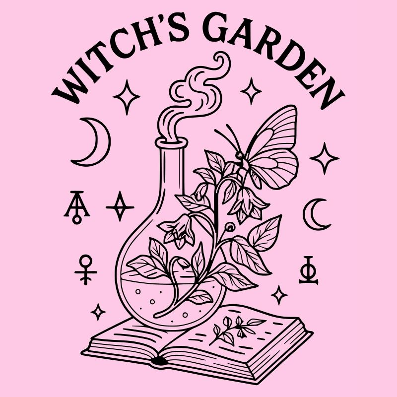 Spell Witch Book Garden