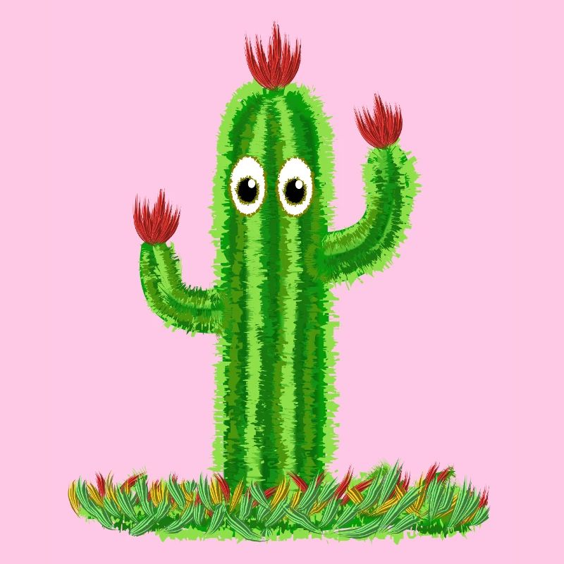 Cactus with eyes