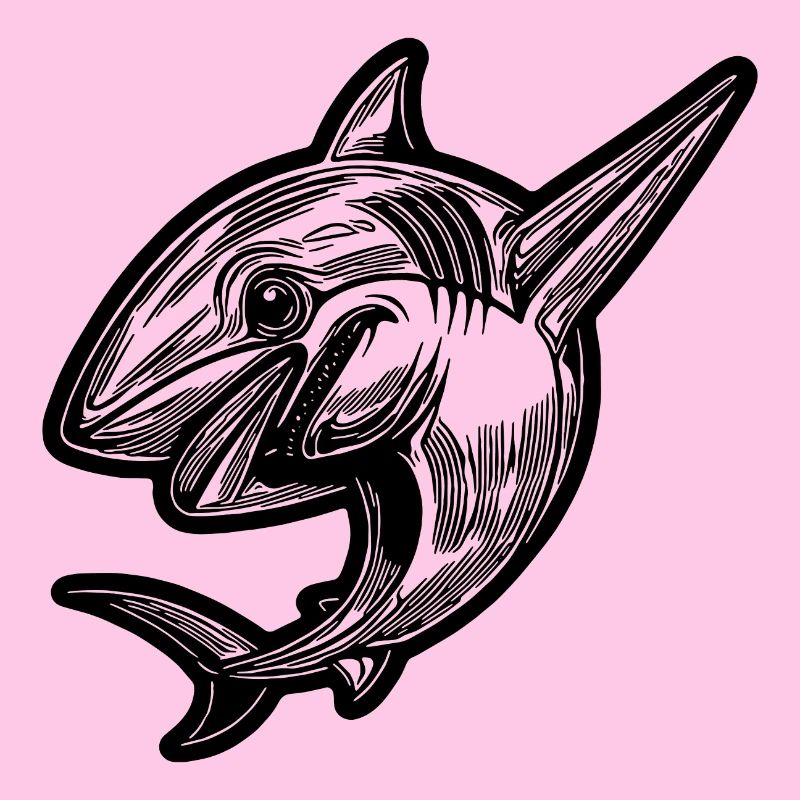 Petit requin dabbing mignon - Dabbing Shark