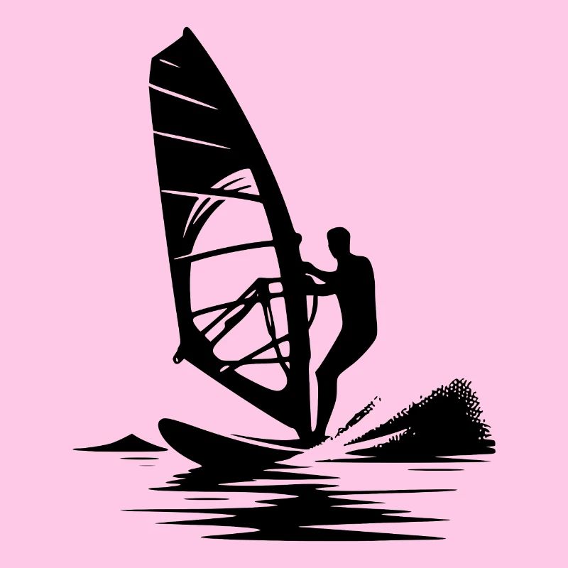 Surftechnik mit Windkraft Wind und Meeresbrise