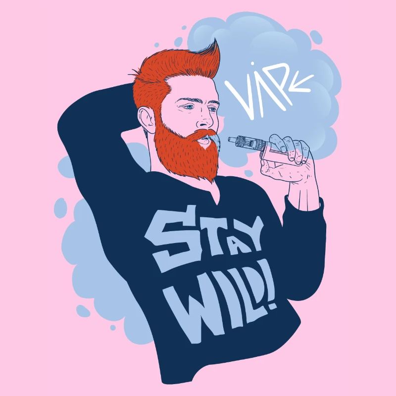 Vaperguy mit wildem Lifestyle