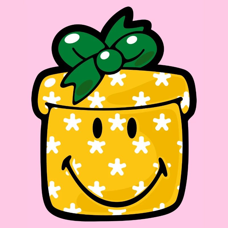 Smiley Christmas Present