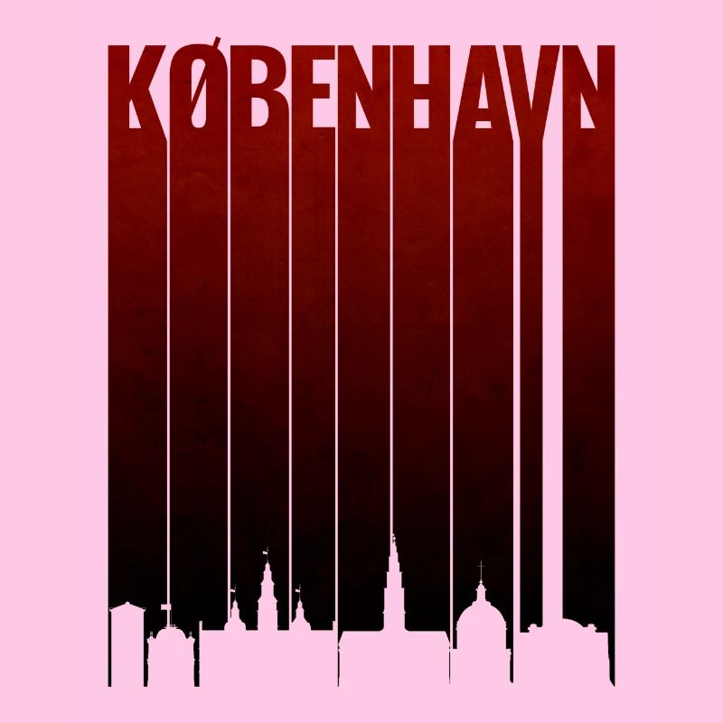 Kopenhagen Rotgradient Typo