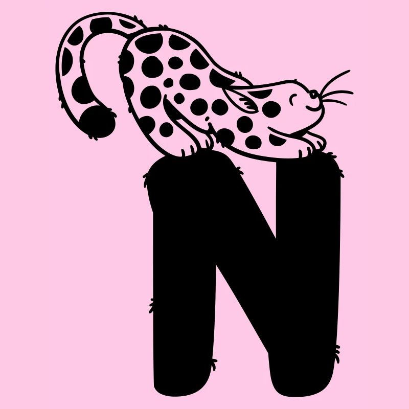 Cat Letter N