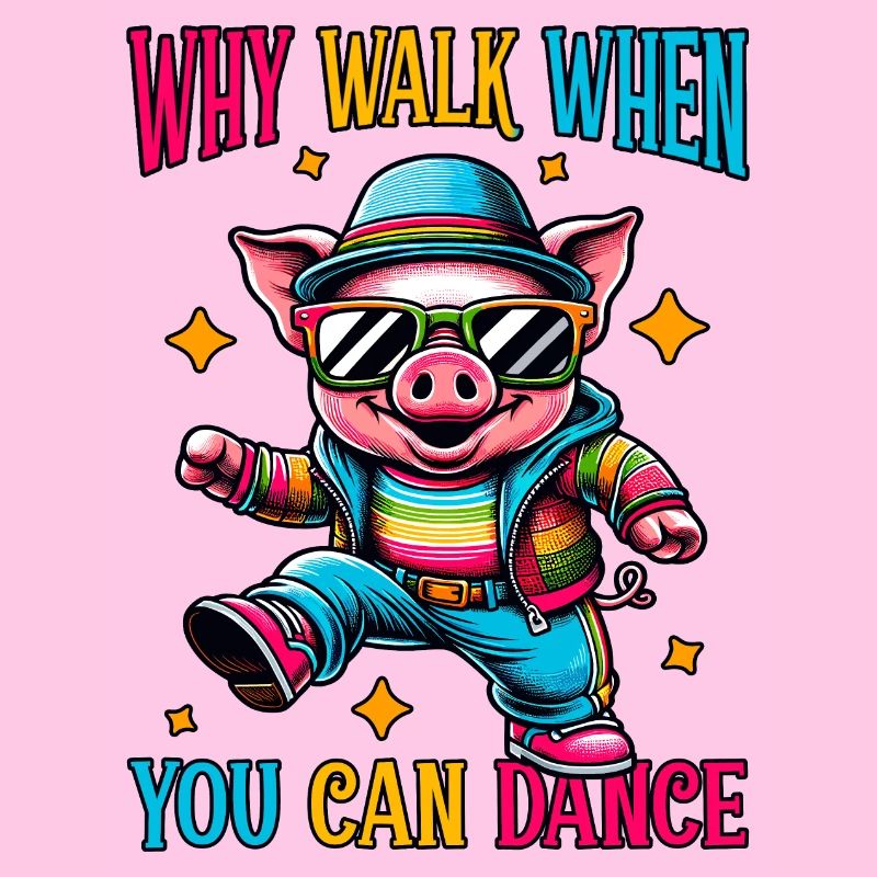 Drôle de danse cochon