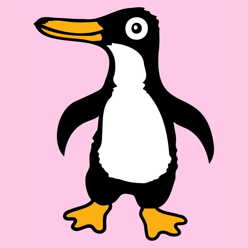 Pingouin mignon bébé enfant bambin heureux cool